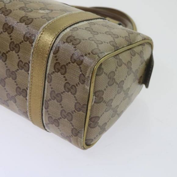 GUCCI GG Crystal Hand Bag Gold 193604 Auth 60877 - Picture 14 of 16